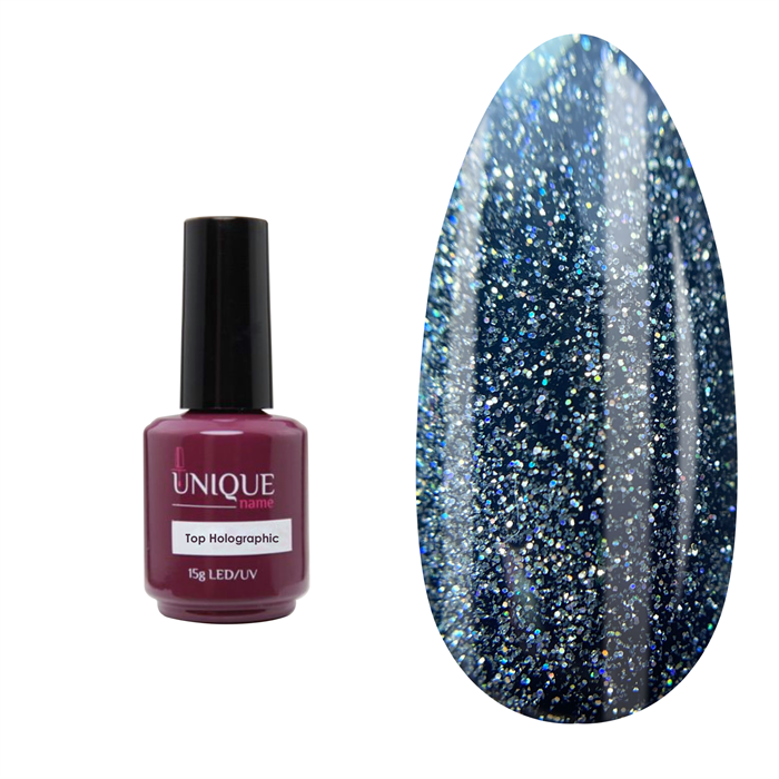 Unique Топ Flash HOLOGRAPHIC 15мл Unique_topHOLOGRAPHIC_15 - фото 11164