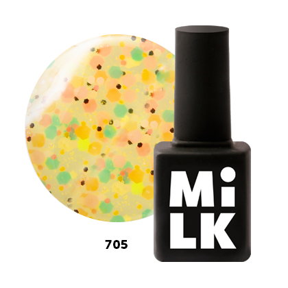Гель-лак Milk Orbeez  №705 Glow Stars, 9мл* M705 - фото 15135