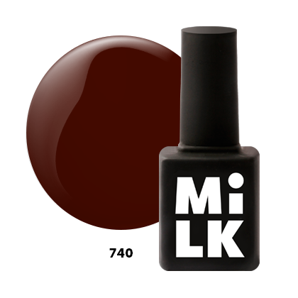Гель-лак Milk Lip Cream №740 Black Honey, 9мл M740 - фото 15144