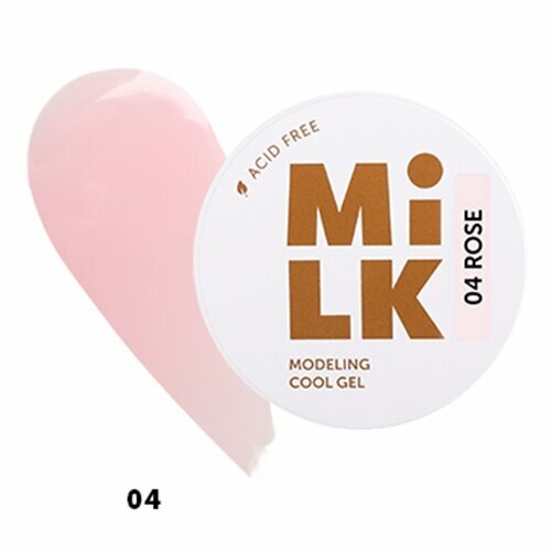 Гель Milk бескислотный холодный для моделирования и укрепления Modeling cool gel 04 Porcelain, 15г* M_modelingcool04Porcelain - фото 15282