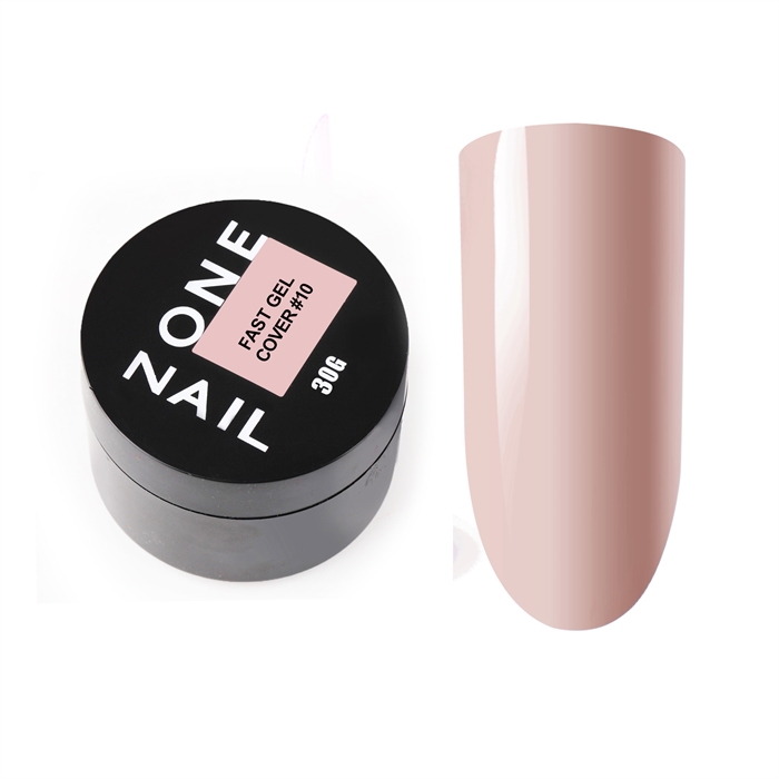 One Nail Гель для наращивания FAST GEL Cover №10, 30гр OneNail_FASTGELCover010_30 - фото 16629