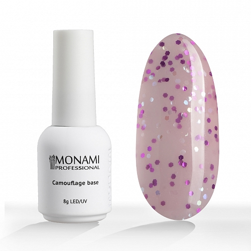 Monami База Camouflage base Pretty Pink, 8мл mn_baseprettypink - фото 18833