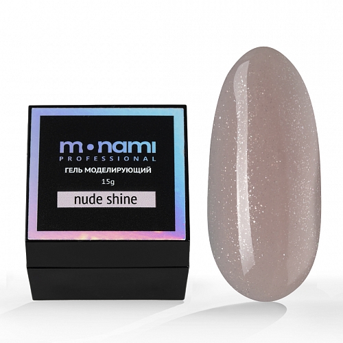 Monami Гель моделирующий Nude Shine, 15гр mn_nudeshine - фото 19025