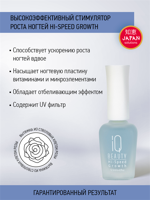 IQ BEAUTY Высокоэффективный стимулятор роста ногтей (New Design), 12.5мл IQTR003 - фото 21693