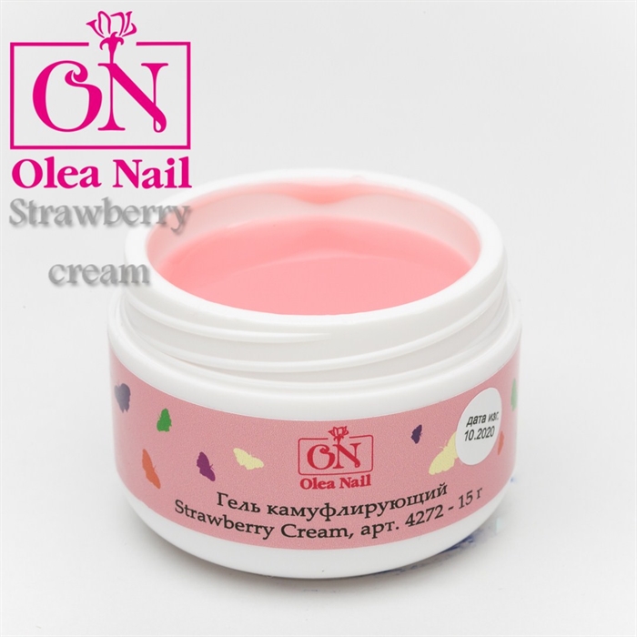 ON Гель Cream Strawberry 15ml. ON_GelCreamStrawberry15 - фото 22212