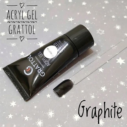 Grattol Акригель Acryl Gel Graphit, 30мл* Grattol_AcryGelGraphit30 - фото 22699