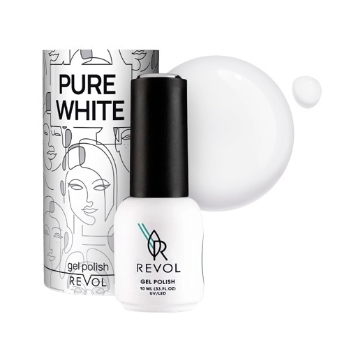 REVOL Гель-лак Pure White REVOL_PureWhite