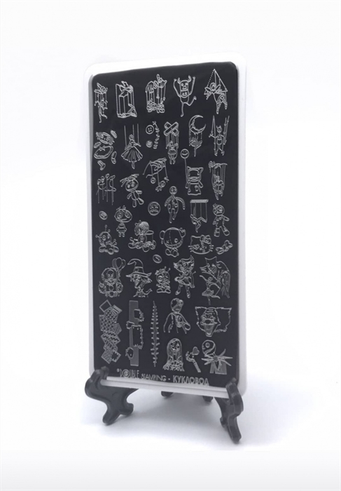 Double Пластина для стемпинга Кукловод, 6*12см Double_plastinapuppeteer