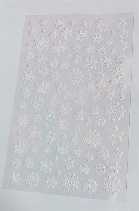 MILA Наклейки Снежинки белые  002 Mila_stickers002