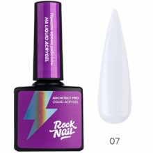 Rock Nail, Жидкий акригель Architect Pro Liquid Acrygel №07 White Shirt, 10мл* RockNail_LiquidAcrygel_7 - фото 30569