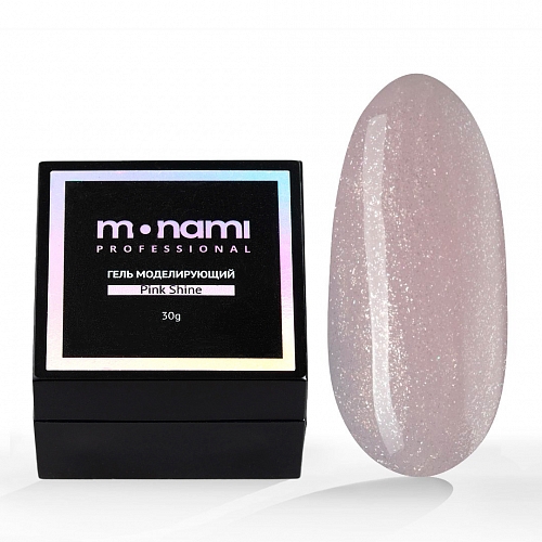 Monami Гель моделирующий Pink Shine, 30гр mn_pinkshine30 - фото 30948