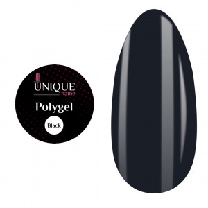 Unique Полигель Black, 15мл Unique_PolygelBlack_15 - фото 31055