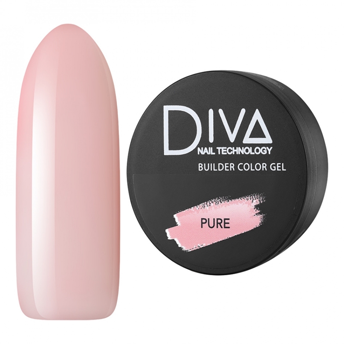 Diva Builder gel Pure 30g Diva_ Buildergel_ Pure30 - фото 31263