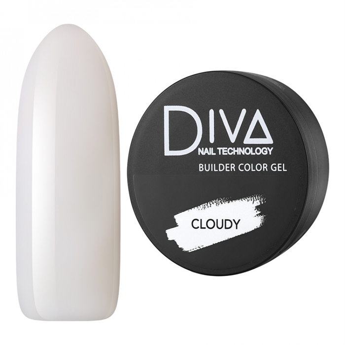 Diva(new) Builder gel Cloudy 30g Diva_ Buildergel_ Cloudy30-1 - фото 31322