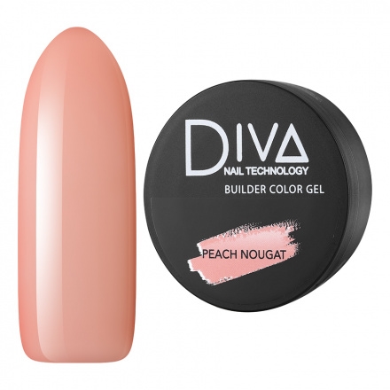 Diva (new) Builder gel Peach Nougat 30g Divanew_ Buildergel_ Peach Nougat30 - фото 31449