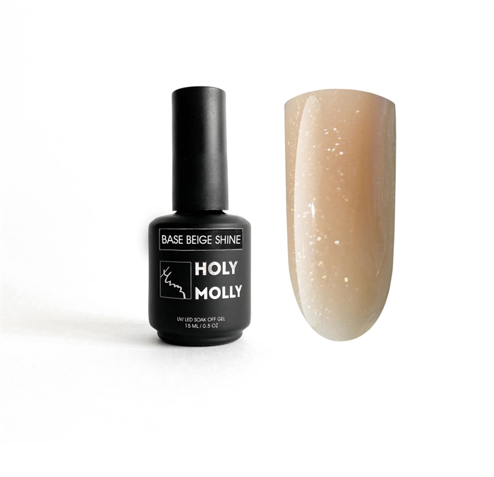 Holy Molly Base BEIGE SHINE 15ml HM_BBEIGESHINE15 - фото 32082