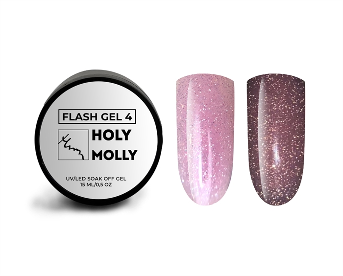 Holy Molly Гель FLASH GEL №04, 15ml HM_FLASHGEL4 - фото 32161