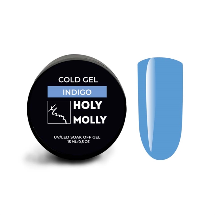 Holy Molly Гель Cold Gel Holy INDIGO, 15ml HM_GELINDIGO15 - фото 32179