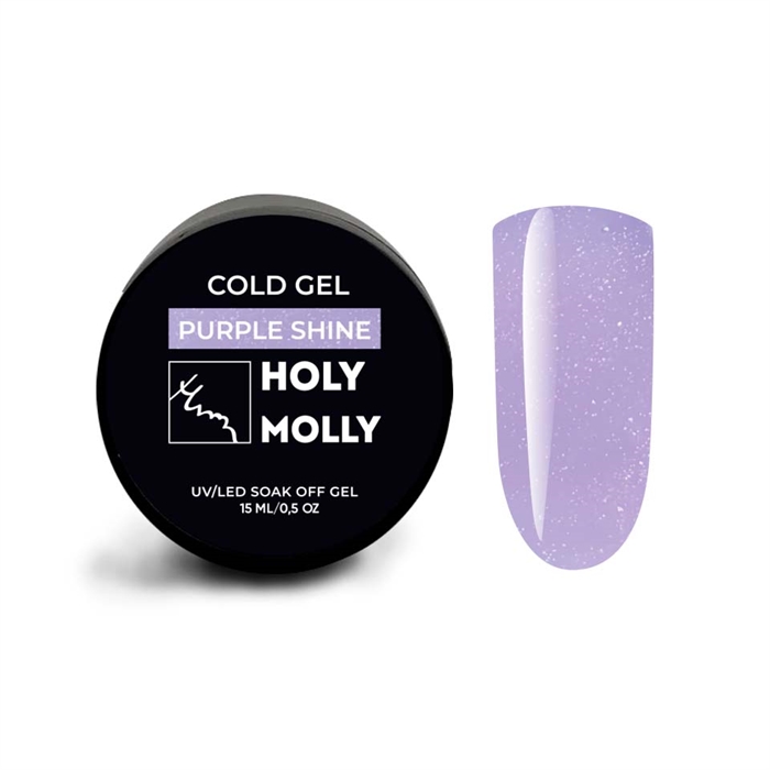 Holy Molly Гель Cold Gel PURPLE SHINE, 15ml HM_GELPURPLESHINE15 - фото 32197