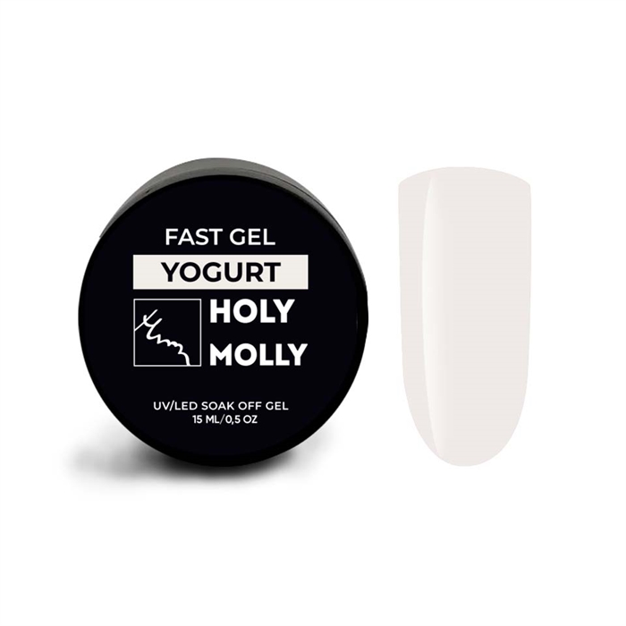 Holy Molly Гель Fast Gel YOGURT, 15ml HM_GelYOGURT_15 - фото 32205