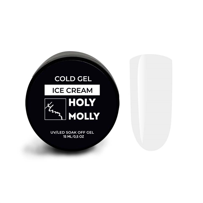 Holy Molly Гель Cold Gel Holy ICE CREAM, 15ml HMICE_GELICECREAM15 - фото 32511