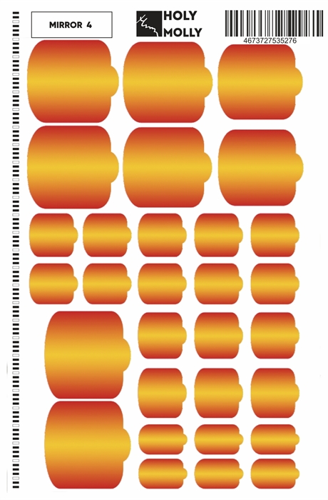 Термопленка для педикюра Holy Molly MIRROR 04 HM_MIRROR04 - фото 33366