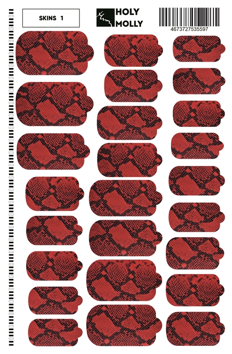 Пленка для маникюра Holy Molly SKINS 01 HM_SKINS1 - фото 33385