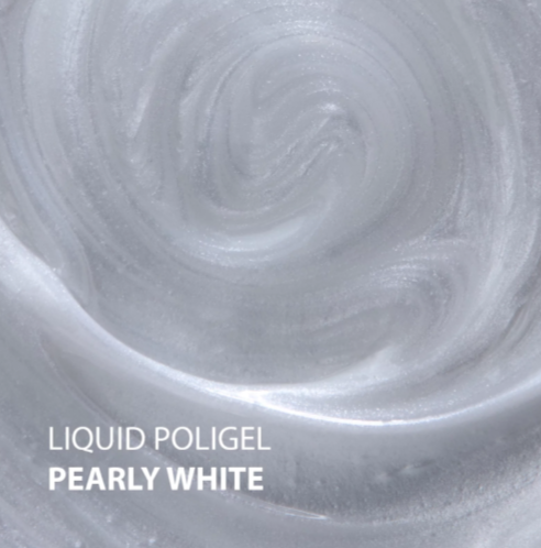 ALBI LIQUID POLYGEL Pearly white, 15мл Albi_liquidpolygelwhite - фото 36705