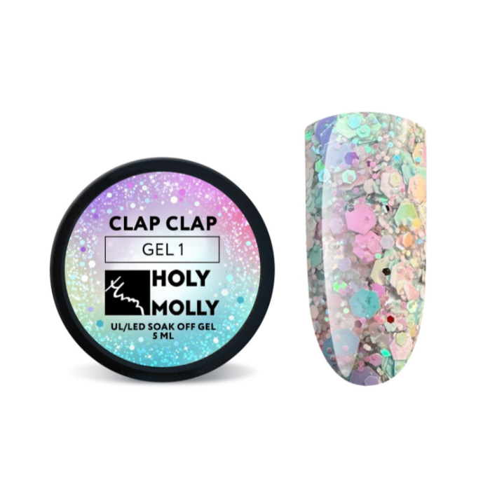 Holy Molly Decor Gel CLAP CLAP №01,5g HM_Dg_ClapClap1 - фото 36920