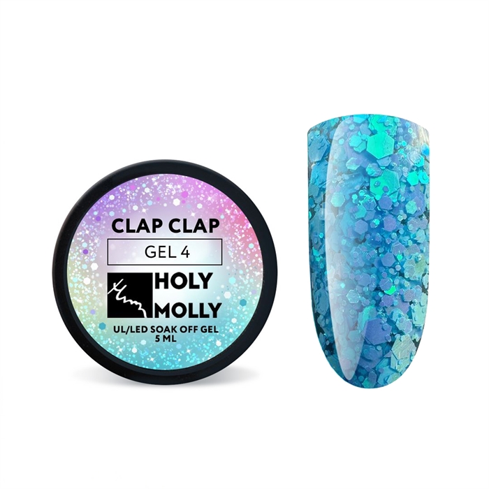 Holy Molly Decor Gel CLAP CLAP №04,5g HM_Dg_ClapClap4 - фото 36927