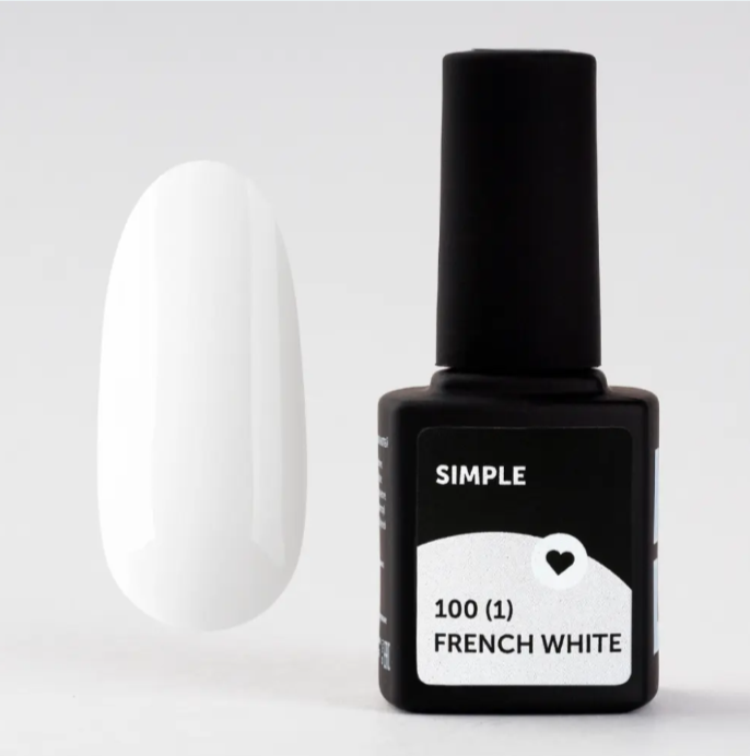 Гель-лак Milk Simple №100 (1) French White 9мл Milk_100French White - фото 37221