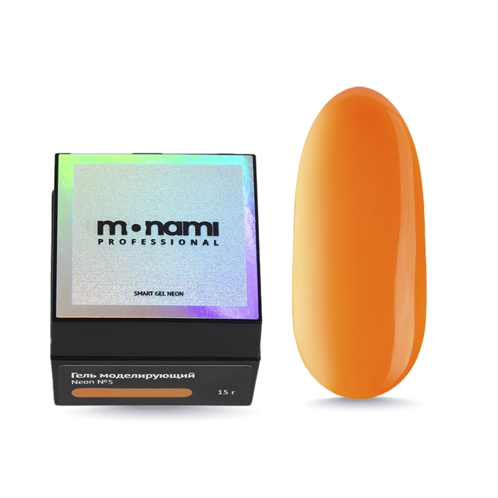 Monami Гель Smart Neon №5 Оранжевый ,15гр mn_ Smart Neon №5 - фото 37262