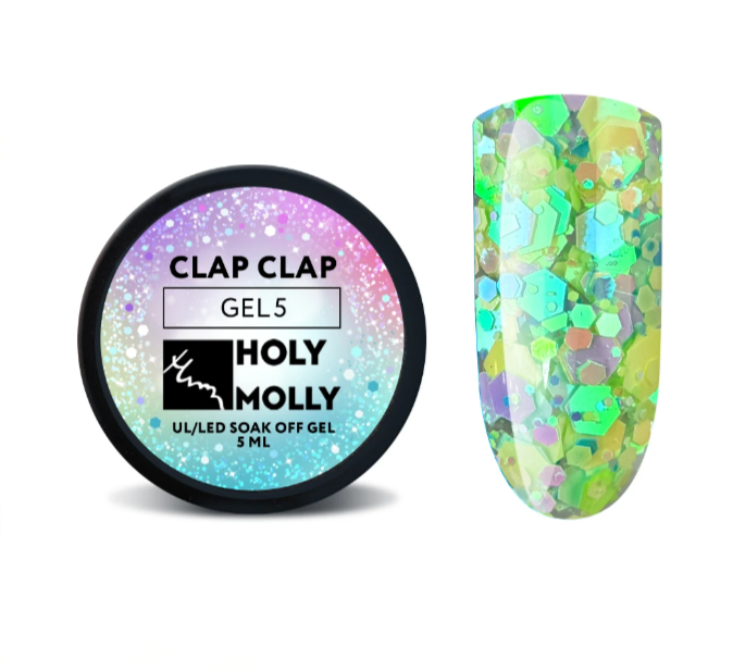 Holy Molly Decor Gel CLAP CLAP №05,5g HM_Dg_ClapClap5_5 - фото 37943