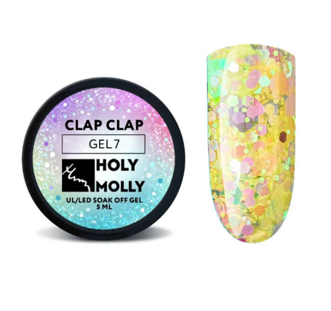 Holy Molly Decor Gel CLAP CLAP №07,5g HM_Dg_ClapClap7_5 - фото 37947