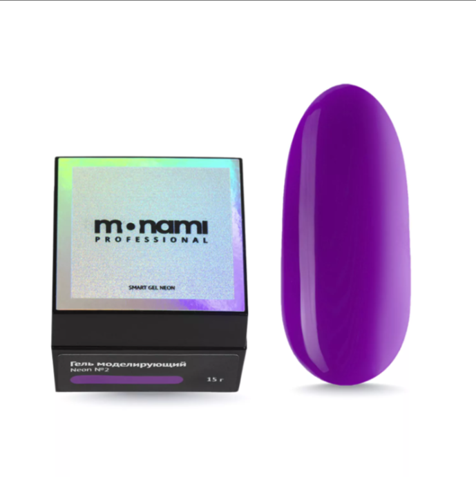 Monami Гель Smart Neon №2 Сиреневый ,15гр mn_ Smart Neon №2 - фото 39572