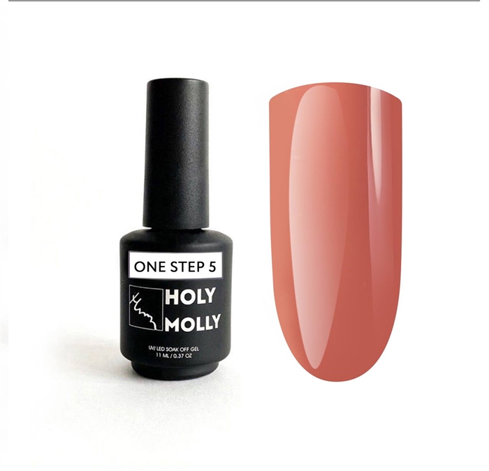 Holy Molly Гель-лак ONE STEP 3IN1 №05,11ml HM_one step3in1_ №05,11ml - фото 39892