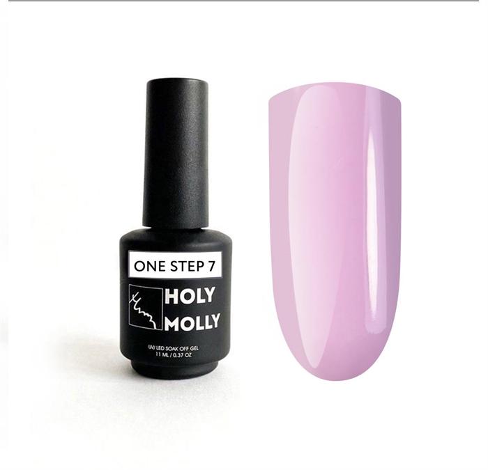 Holy Molly Гель-лак ONE STEP 3IN1 №07,11ml HM_one step3in1_ №07,11ml - фото 39896