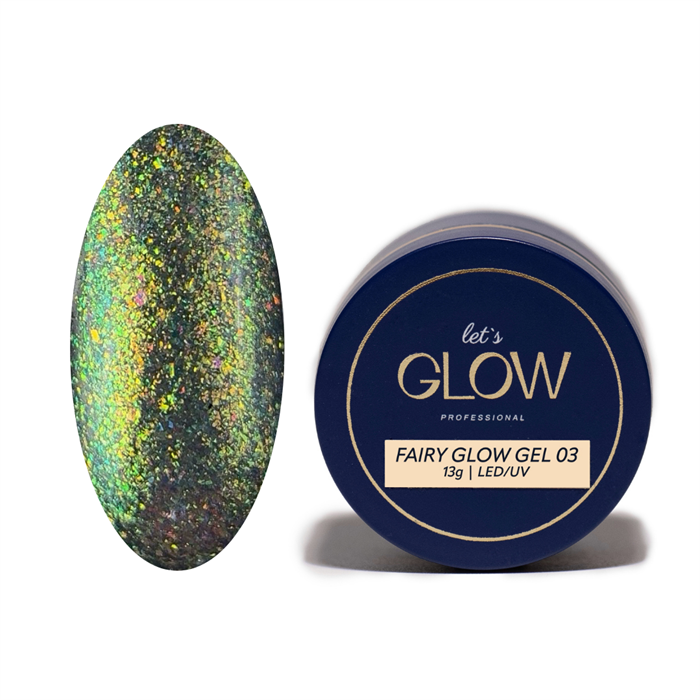 LetsGlow Builder gel Fairy Glow №03 13гр LetsGlow_BuildergelFairyGlow03_13 - фото 40817