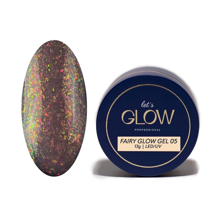 LetsGlow Builder gel Fairy Glow №05 13гр LetsGlow_BuildergelFairyGlow05_13 - фото 40819
