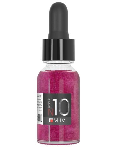 Milv Сухое укрепляющее масло для ногтей с шиммером №10,15мл 20101
