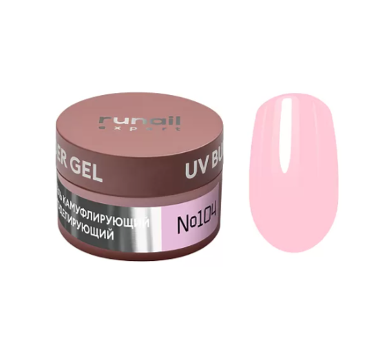 Ru Nail Гель моделирующий Builder gel Expert №104, 15г 104/15