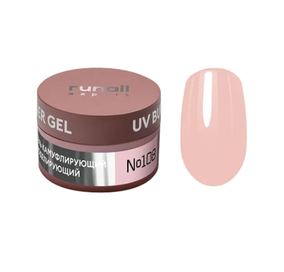 Ru Nail Гель моделирующий Builder gel Expert №108, 15г 108/15