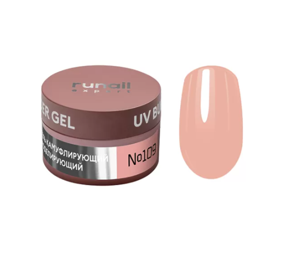 Ru Nail Гель моделирующий Builder gel Expert №109, 15г 109/15