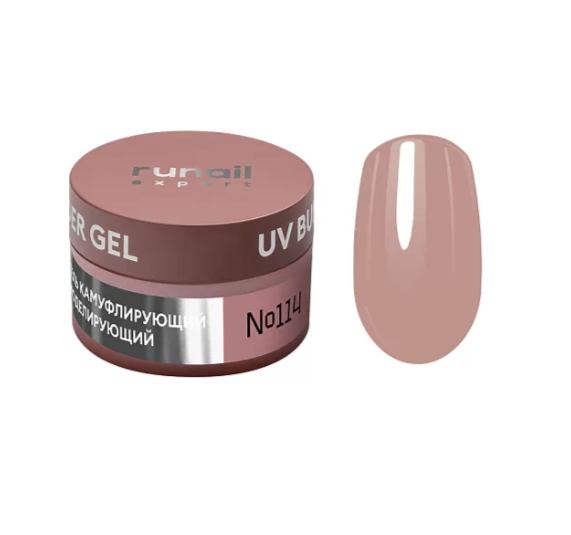 Ru Nail Гель моделирующий Builder gel Expert №114, 15г 114/15