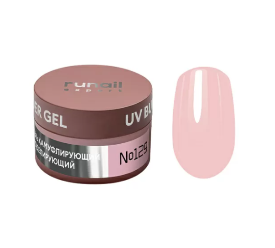 Ru Nail Гель моделирующий Builder gel Expert №129, 15г 129/15