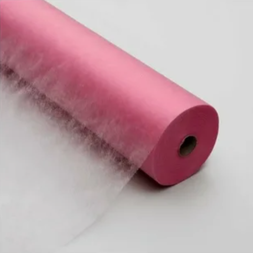 Простынь в рулоне Эконом 70*200/100шт. Малиновый ИП Киреева-1