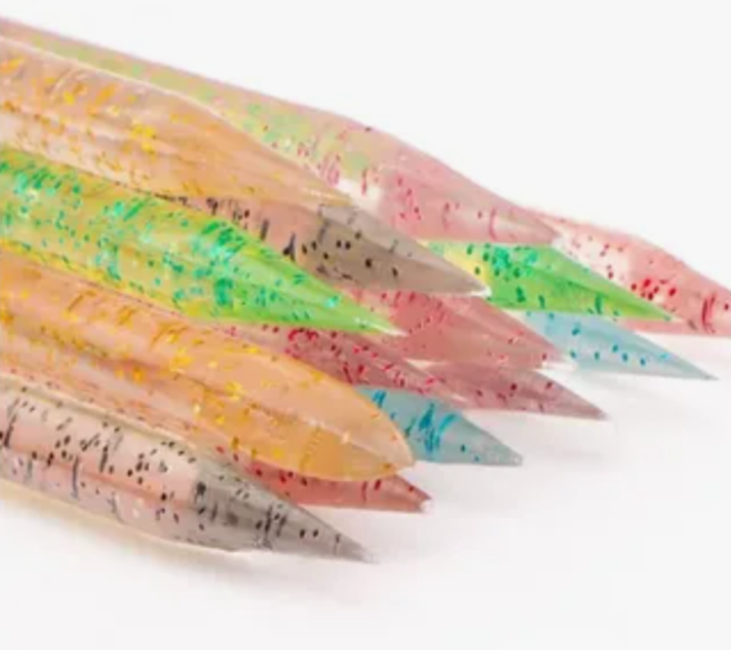 Палочки апельсиновые акриловые, Цвет микс, 100шт 54214