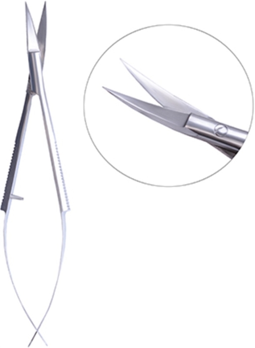 AT 907 Ножницы для кутикулы, твизеры, ручки как у пинцета SS_AT907