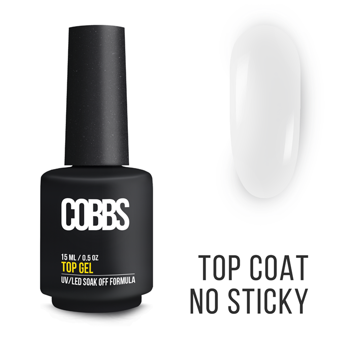 COBBS Top Coat No Sticky, 15мл COBBS_TopCoatNoSticky_15