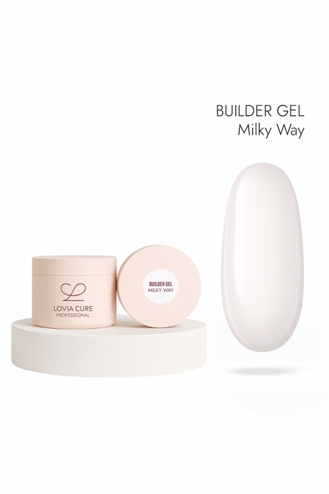 Гель моделирующий молочный Builder Gel Milky Way 15 мл, LOVIA CURE loviacureBuilderGelMilkyWay
